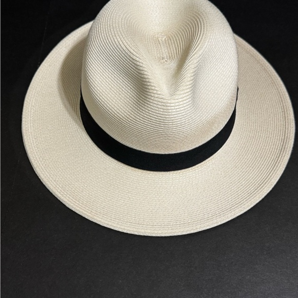 Pineapple & Star I Men’s I Fedora Hat w/ Wide Brim & Black Bow